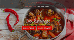 Desktop Screenshot of coolrunningsrestaurant.com
